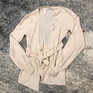 Rebecca Taylor cashmere wrap sweater
